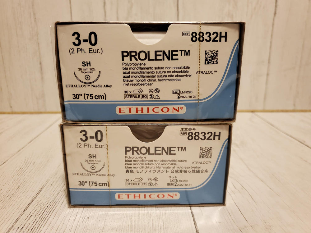 Prolene Ethicon Suture Size 3-0 8832H