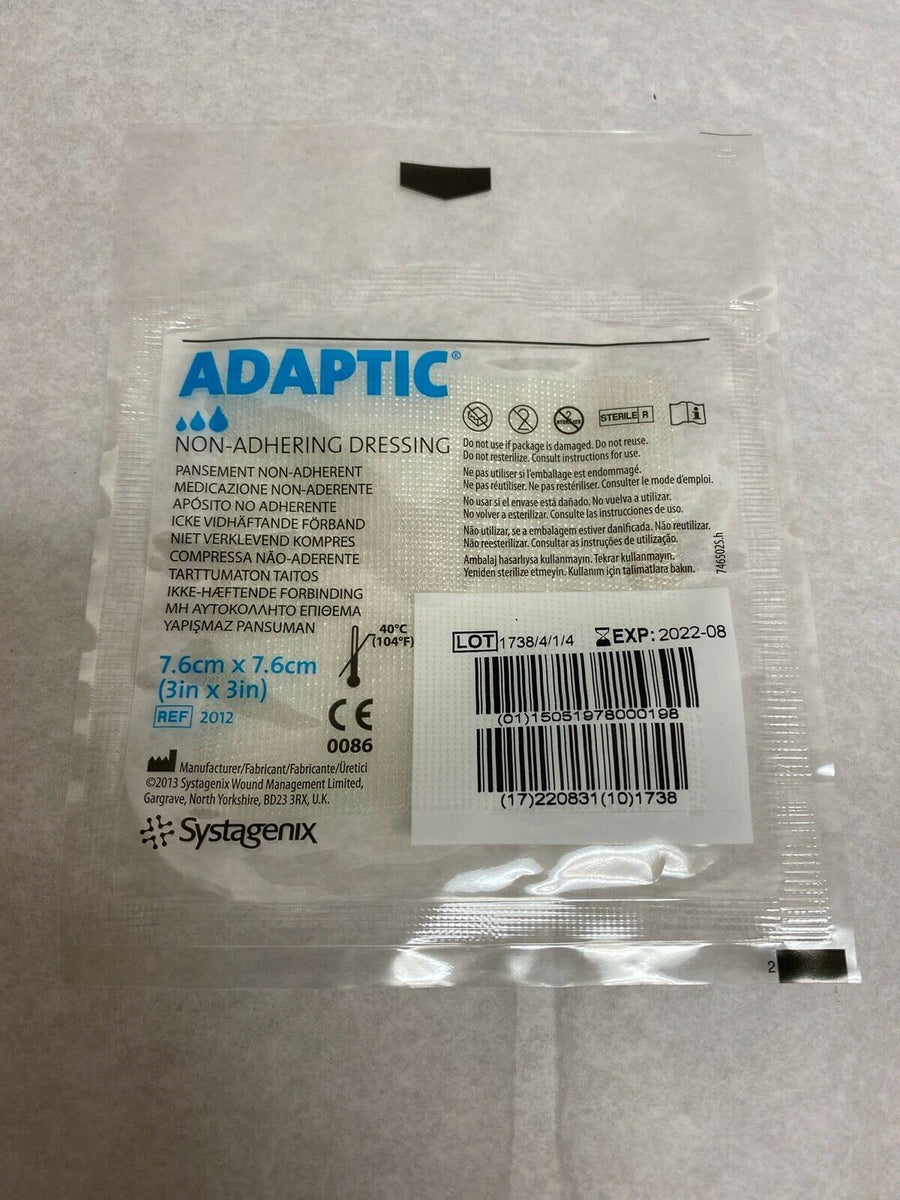 Adaptic Non-Adhering Dressing 7.6CM X 7.6CM Adaptic Non-Adhering Dressing 7.6CM X 7.6CM