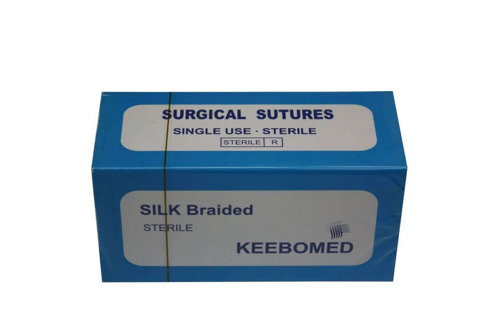2/0 Non Absorbable Suture Silk Braided Suture 75cm box of 12