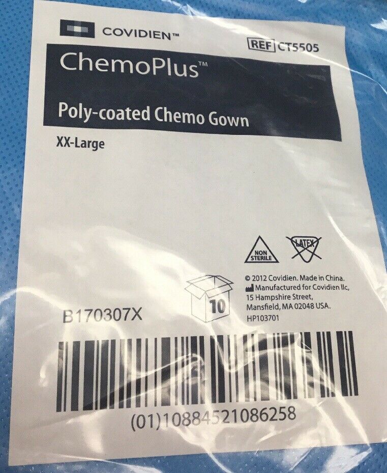 
                  
                    Covidien CTS5505 ChemoPlus Poly-coated Chemo Gown | KeeboMed
                  
                