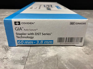 
                  
                    COVIDIEN GIA STAPLER WITH DST SERIES TECHNOLOGY GIA6038S | DESCE-12
                  
                