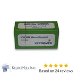 Veterinary Nylon Monofilament 4/0 Pack of 12 | KeeboMed