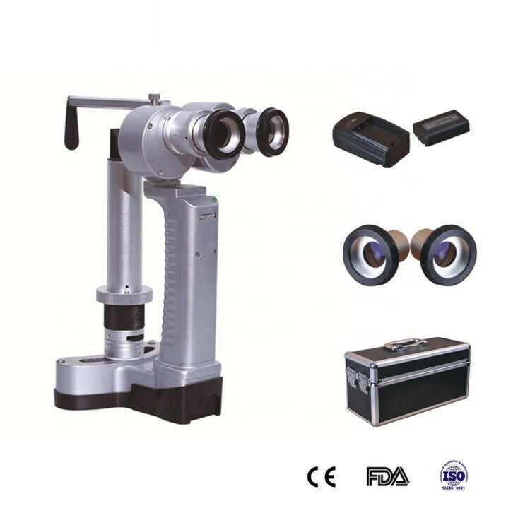 Veterinary Handheld Slit Lamp Converging Microscope with Carrying Case, KeeboVet