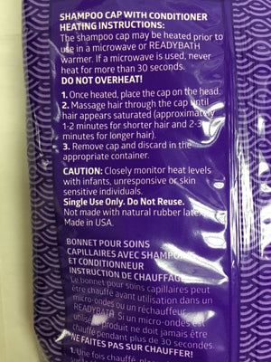 
                  
                    ReadyBath Conditioning Shampoo Cap
                  
                