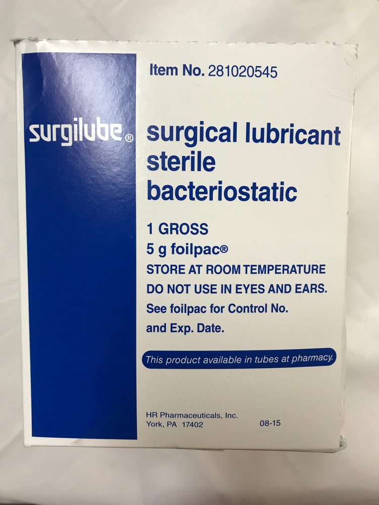 Surgical Sterile Bacteriostatic Lubricant