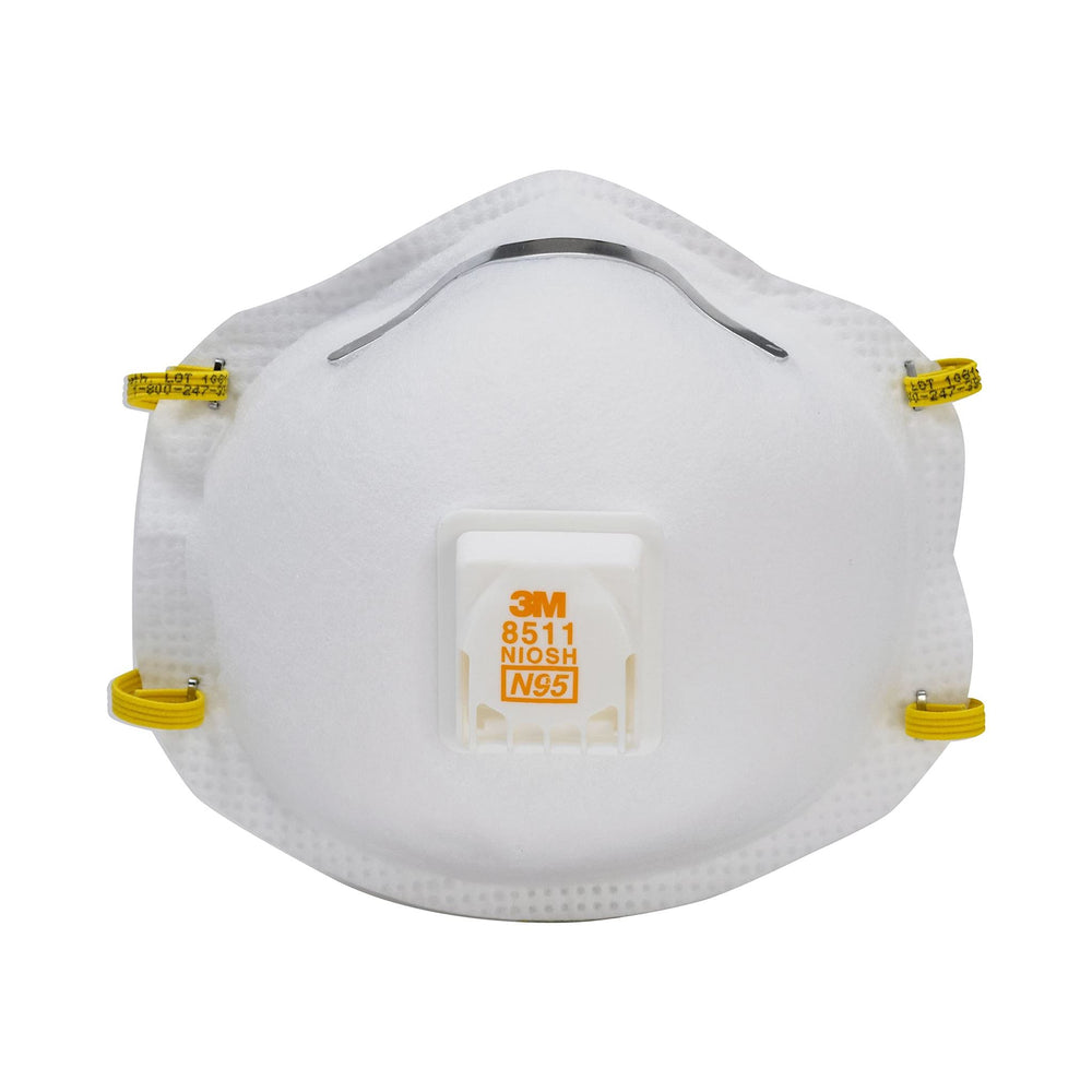 
                  
                    3M 8511 Drywall Sanding Valved Respirator, Lightweight, Noseclip, Stretchable, C
                  
                