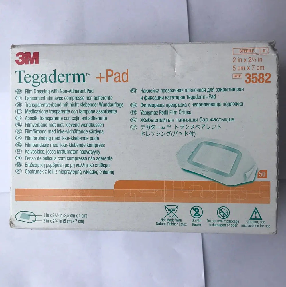 
                  
                    3M 3582 Tegaderm +Pad 2in x 2 3/4in (100 Pack) | KeeboMed 
                  
                