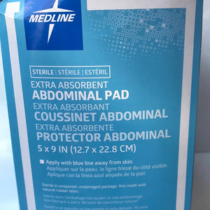 
                  
                    Medline NON21450 Extra Absorbent Abdominal Pad 5 x 9 in. | KeeboMed Medical Disposables
                  
                