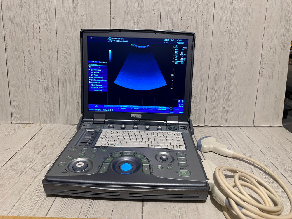 
                  
                    GE LOGIQ E  Ultrasound DOM 2012 with two probe 4c-Rs and 3S-rs
                  
                