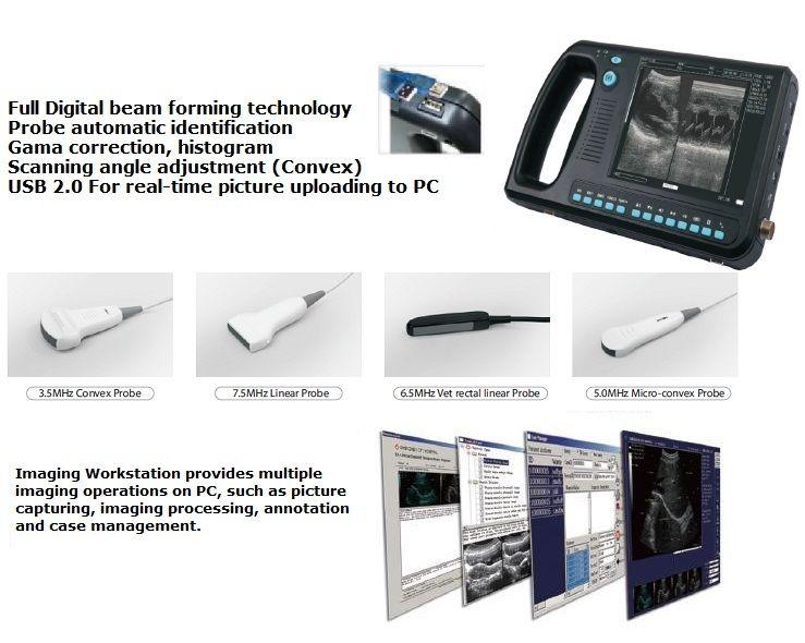 
                  
                    Veterinary Ultrasound 3000V with TWO Transducers , Extra Battery - USA Warranty
                  
                