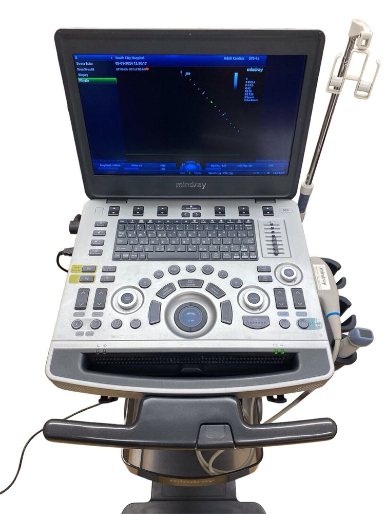 
                  
                    MINDRAY M9 ULTRASOUND WITH 1 PROBE (SP5-1S) ; DOM SEPT 2014 UMT-500 TROLLEY
                  
                