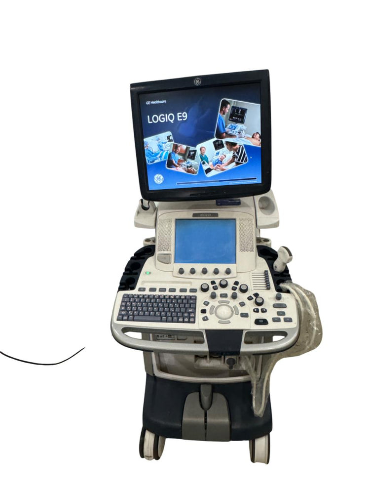
                  
                    GE Logiq  E9 4D Ultrasound with two Probe Volumetric RAB6 &Convex C2-9 DOM 2014
                  
                