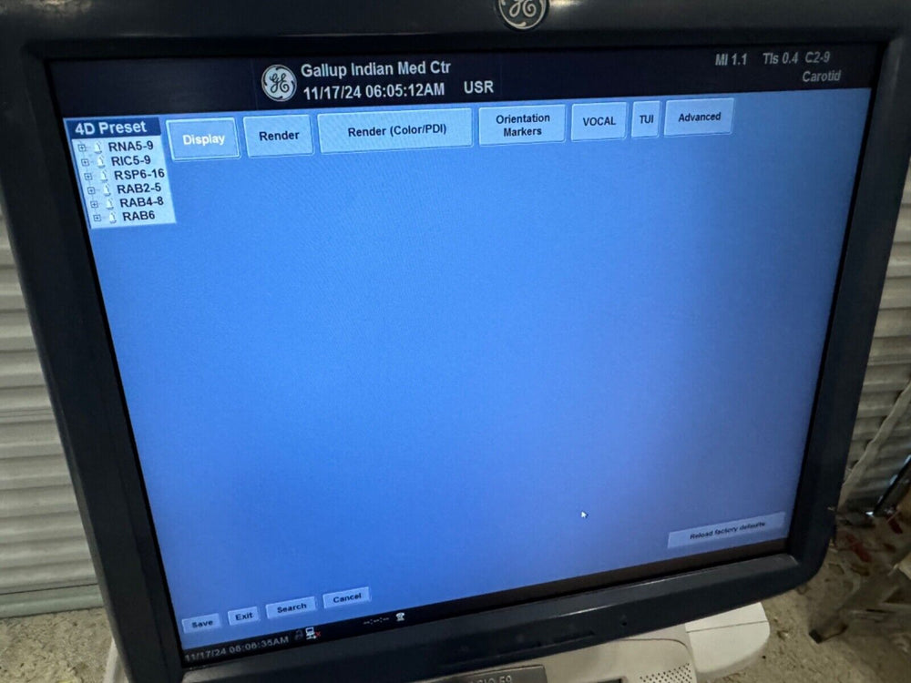 
                  
                    GE Logiq  E9 4D Ultrasound with two Probe Volumetric RAB6 &Convex C2-9 DOM 2014
                  
                