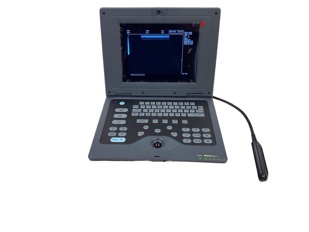 
                  
                    Refurbished ECO-5000V Vet Laptop Bovine Equine Ultrasound & Rectal Probe & Arm
                  
                