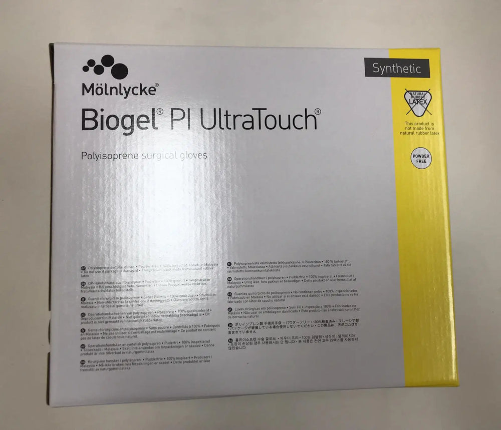 Molnlycke 41175 Biogel PI UltraTouch Polyisoprene Surgical Gloves, 7-1/2