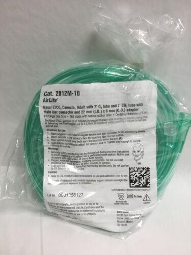 
                  
                    AirLife ETCO2 Nasal Sampling Cannula with O2--LOT of 10 (203KMD)
                  
                