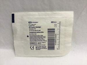 
                  
                    Covidien 8042 Curity Non-Woven All-Purpose Sponge--Lot of 100(194KMD)
                  
                