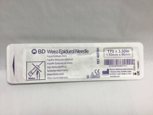 
                  
                    BD Perisafe™ Weiss Epidural Needle--Box of 45 (11KMD)
                  
                