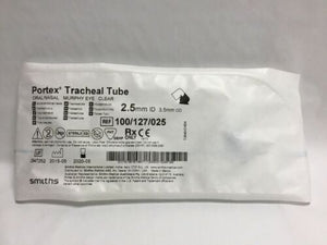 
                  
                    PORTEX Tracheal Tube 2.5mm--Lot of 10 (171KMD)
                  
                