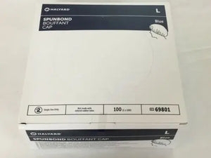 
                  
                    Halyard Spunbond Blue Large Bouffant Cap # 69801 (189KMD)
                  
                