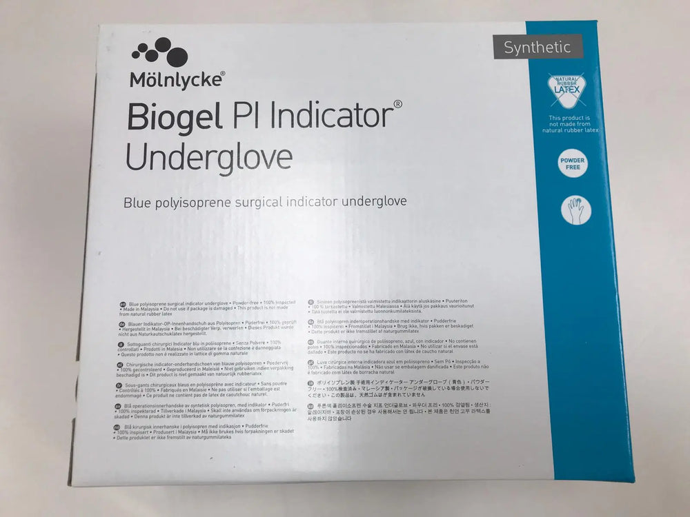 Molnlycke 41670 Biogen PI Indicator Surgical Underglove Size 7 | KeeboMed