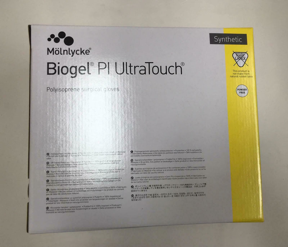 
                  
                    Molnlycke (41175) 7 1/2 Biogel PI UltraTouch Surgical Gloves 50 Count | CEJ-1
                  
                