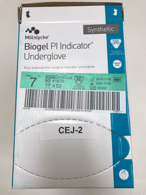 
                  
                    Molnlycke (41670) 7  Biogel PI Indicator Surgical Gloves 50 Count | CEJ-2
                  
                