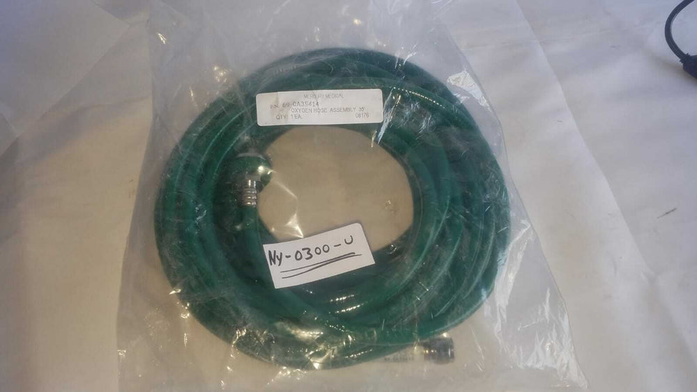 Mercury Medical P/N 69-0A35414 Oxygen Hose Assembly 35' 08176 (NY300U)