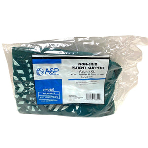 
                  
                    ASP Medical LPT170DWXDG Non-Skid Patient Socks Adult 4XL Green (Qty 5) | CEM-08
                  
                