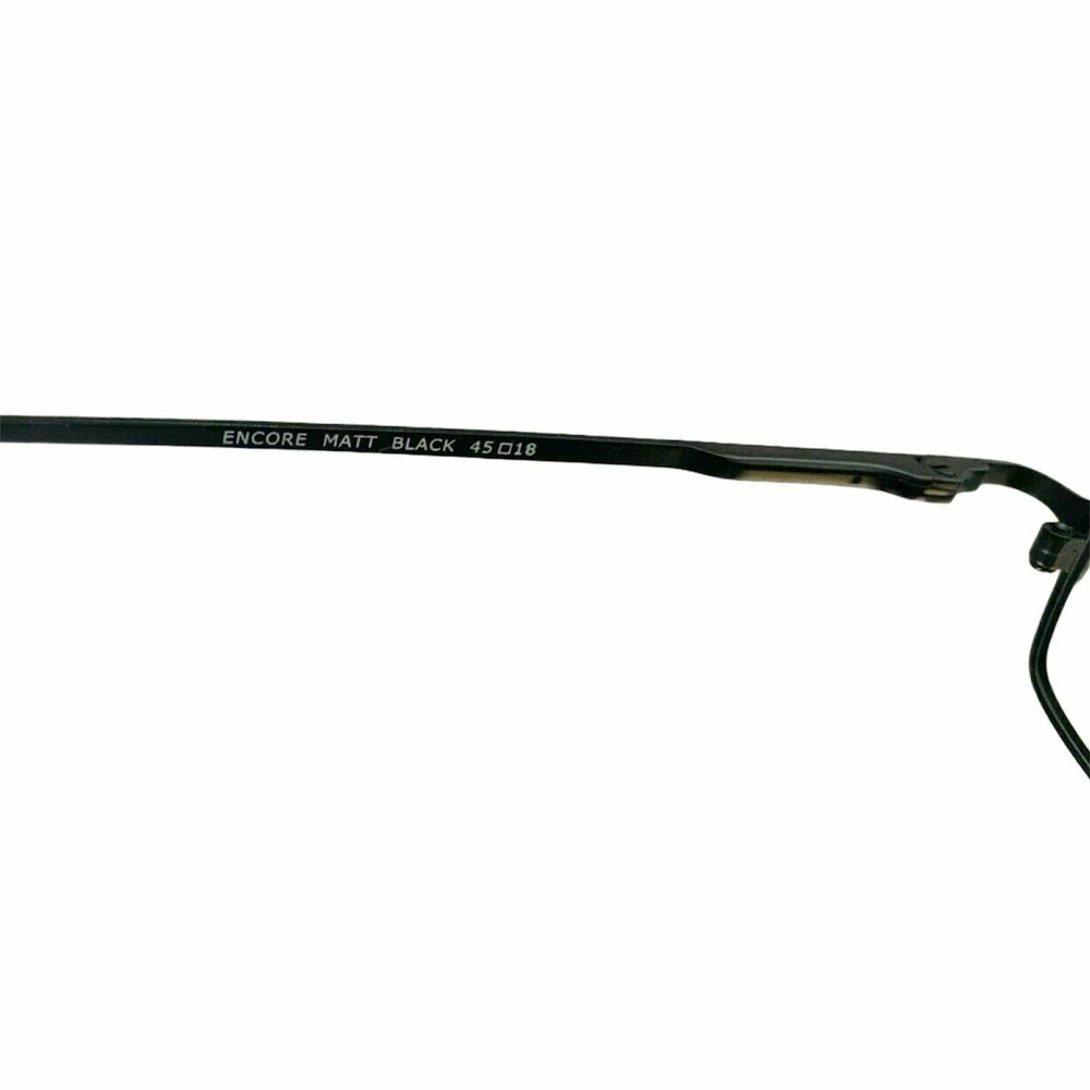 
                  
                    Rochester Optical 140 Encore Matt Black metal eyeglass frame Eye 45 Bridge 18
                  
                