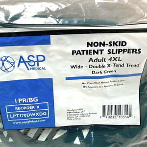 
                  
                    ASP Medical LPT170DWXDG Non-Skid Patient Socks Adult 4XL (Case of 100) | CEM-08
                  
                