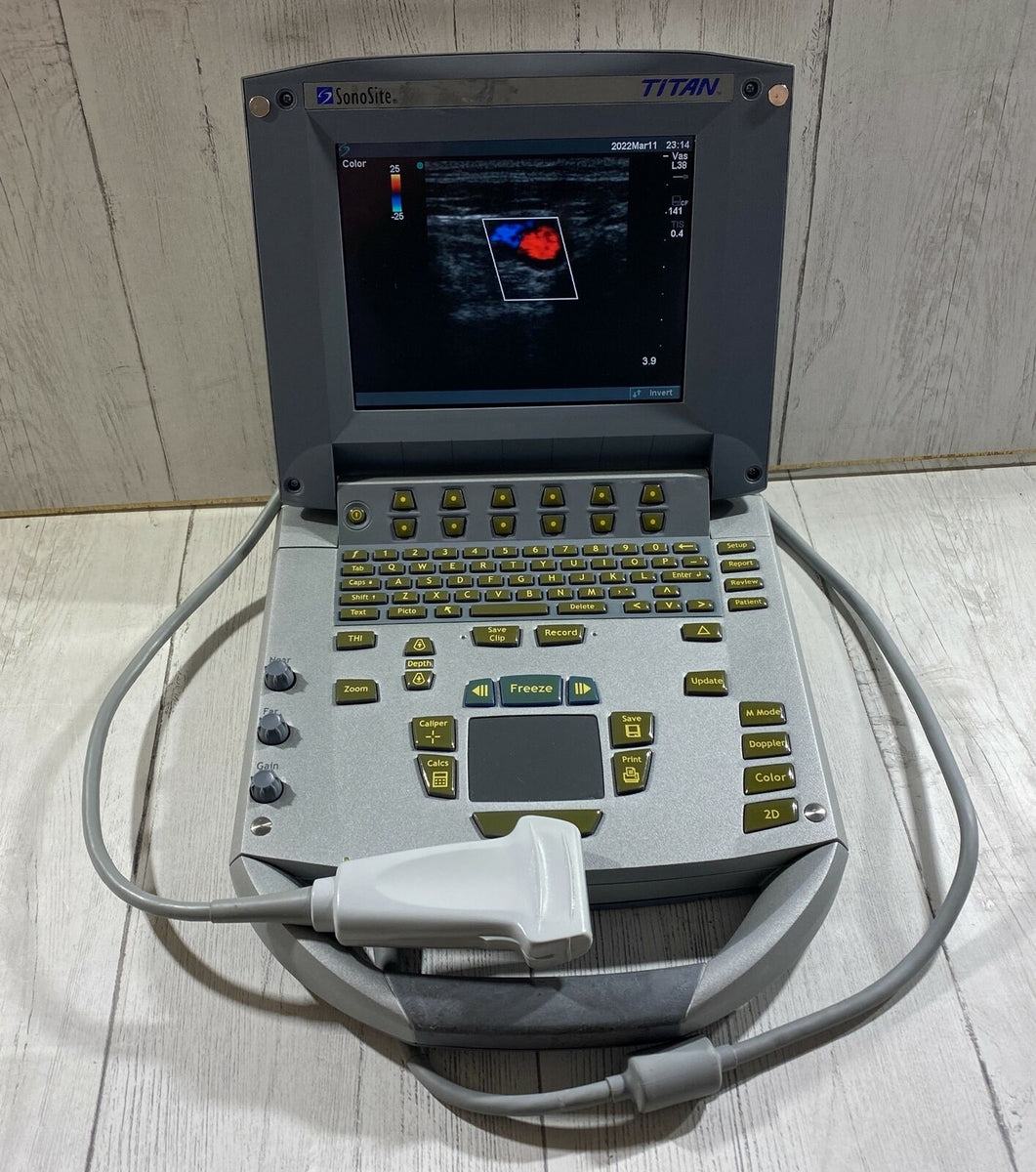 Sonosite Titan Portable Ultrasound 2005 - With Linear Array probe L25 ...