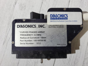 
                  
                    DIASONICS 5.0 Mhz ULTRASOUND PROBE
                  
                