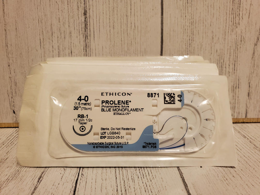 Prolene Ethicon Size 4-0 8871H Individual Suture Packs