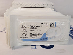 
                  
                    Prolene Ethicon Size 7-0 8702H Individual Suture Packs
                  
                