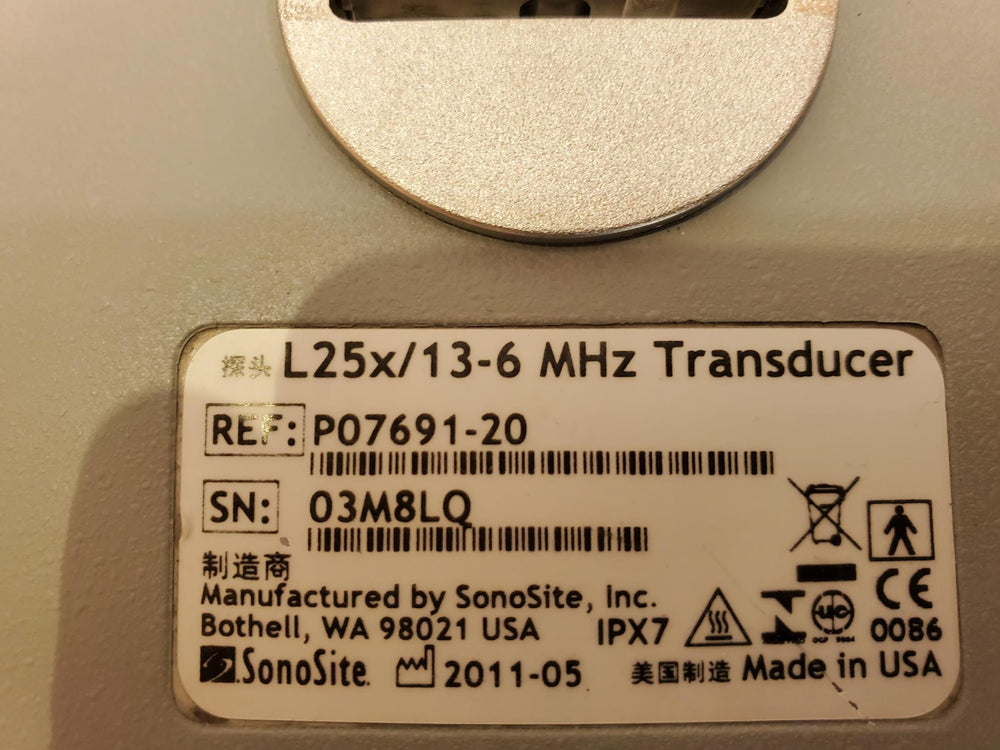 
                  
                    SonoSite L25X Linear array probe L25X 13-6Mhz Transducer
                  
                
