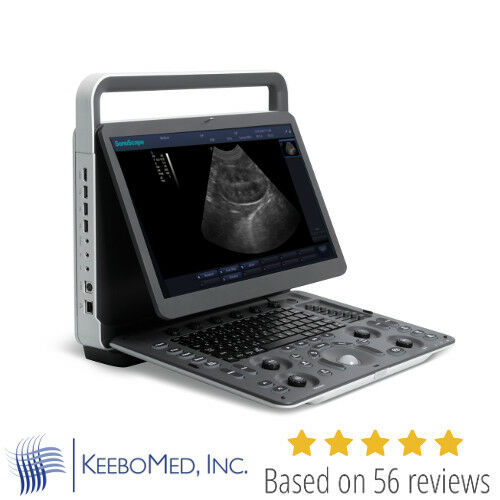 SonoScape A6V Expert (E1V) Veterinary Ultrasound - Rectal probe, Trolley, Bag