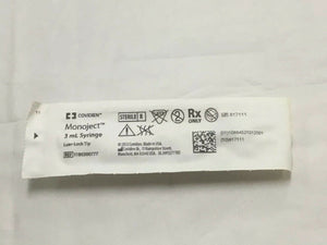 
                  
                    Covidien MONOJECT 3ml Syringe with Luer-Lock Tip (104KMD)
                  
                