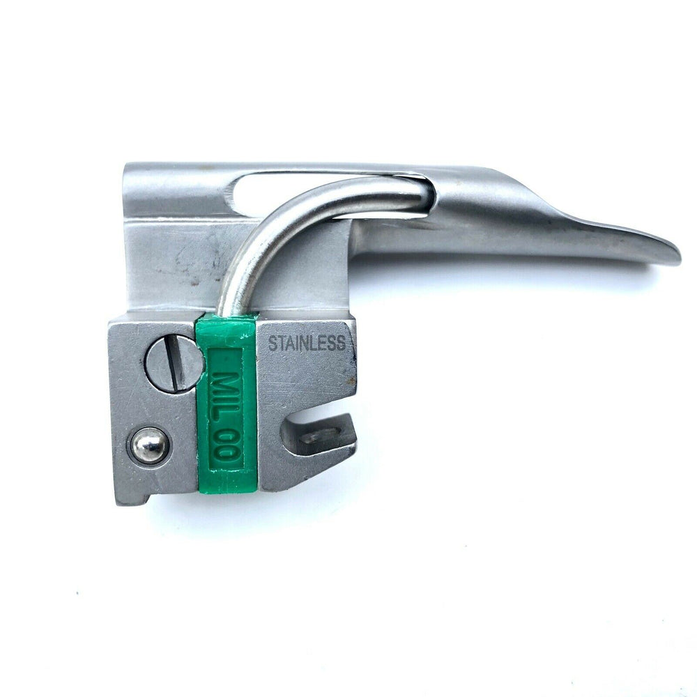 
                  
                    SunMed GreenLine All-Metal Miller Laryngoscope Blade, MIL 00 (DMT402)
                  
                