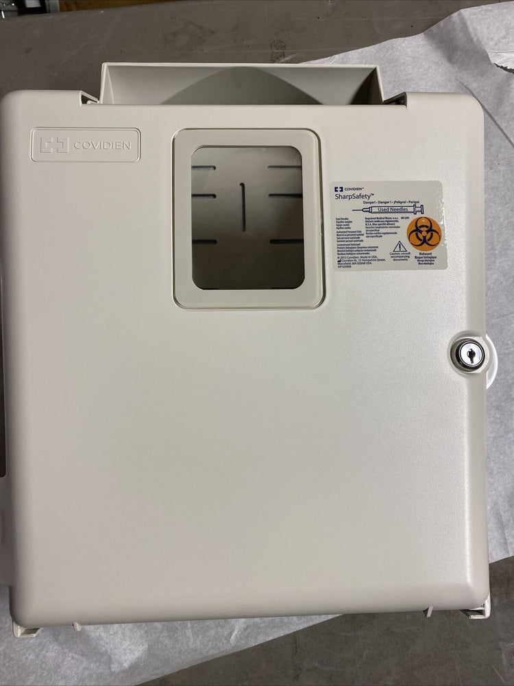 Covidien 85161H SharpSafety Wall Enclosure for In Room Sharps Container