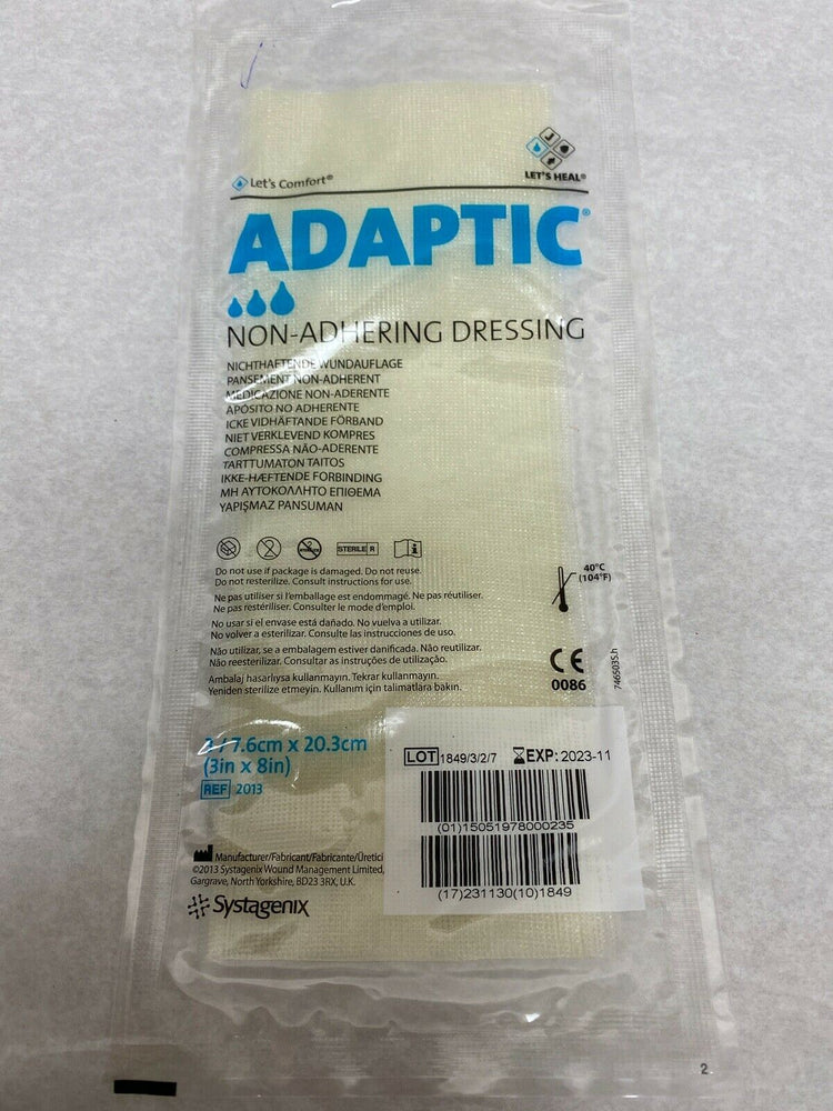 Adaptic Non-Adhering Dressing 3 / 7.6CM X 20.3CM  | CEDESP-181