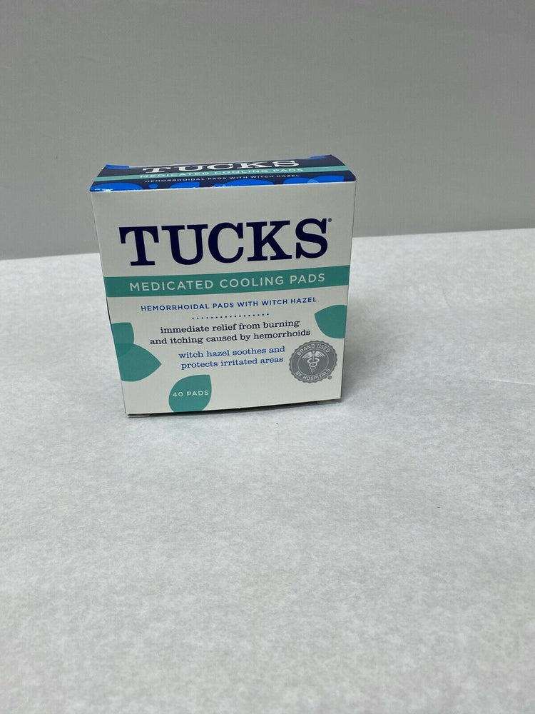 Tucks Medicated Cooling Pads Hemorrhoidal, Witch Hazel, 40 Count | CEDESP-121