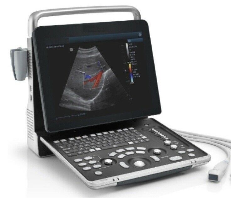 Newest- Color Portable Ultrasound & One phased Array Probe, CW, TDI