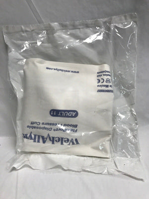 
                  
                    Welch Allyn FlexiPort Disposable BP Cuff, Adult 11, Lot of 1, Single (15KMD)
                  
                