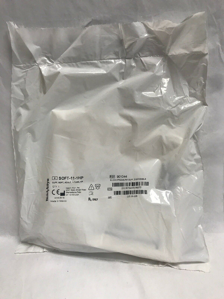 
                  
                    Welch Allyn FlexiPort Disposable BP Cuff, Adult 11, Lot of 1, Single (15KMD)
                  
                