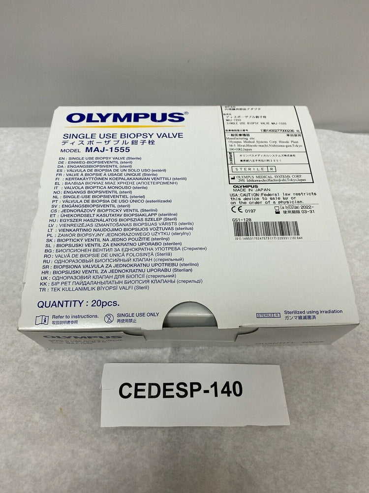 Olympus Single Use Biopsy Valve MAJ-1555 | CEDESP-140
