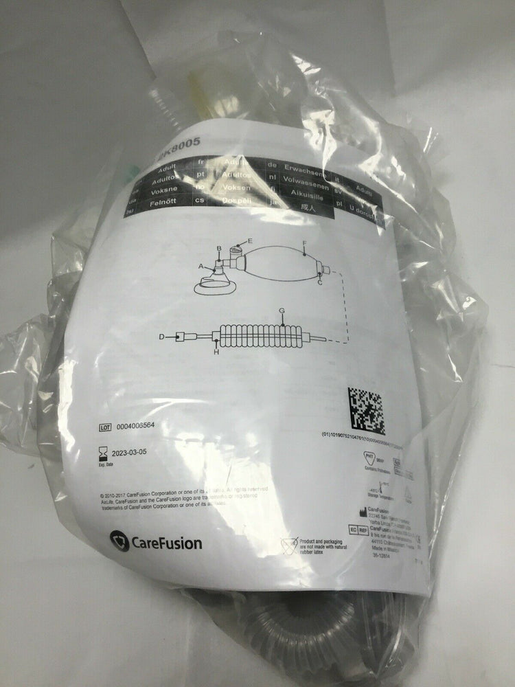 CareFusion AirLife 2K8005 Adult Resuscitator Bag  (53KMD)