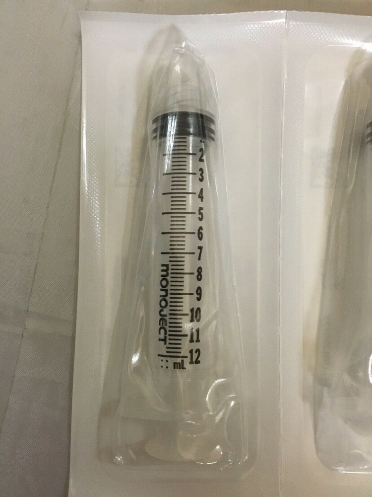 
                  
                    Covidien MONOJECT 12ml Syringe with Luer-Lock Tip, Exp. 05/03/2023 (615KMD)
                  
                
