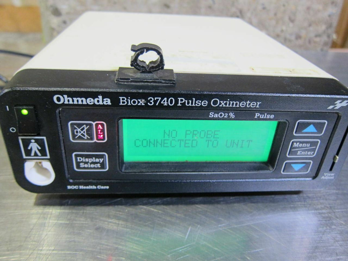Ohmeda Biox 3740 Pulse Oximeter Sp02 Pulse Rate Patient Monitor – KeeboMed