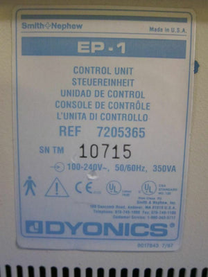 
                  
                    Smith & Nephew Dyonics EP-1 Endoscope Powered Instrument System
                  
                